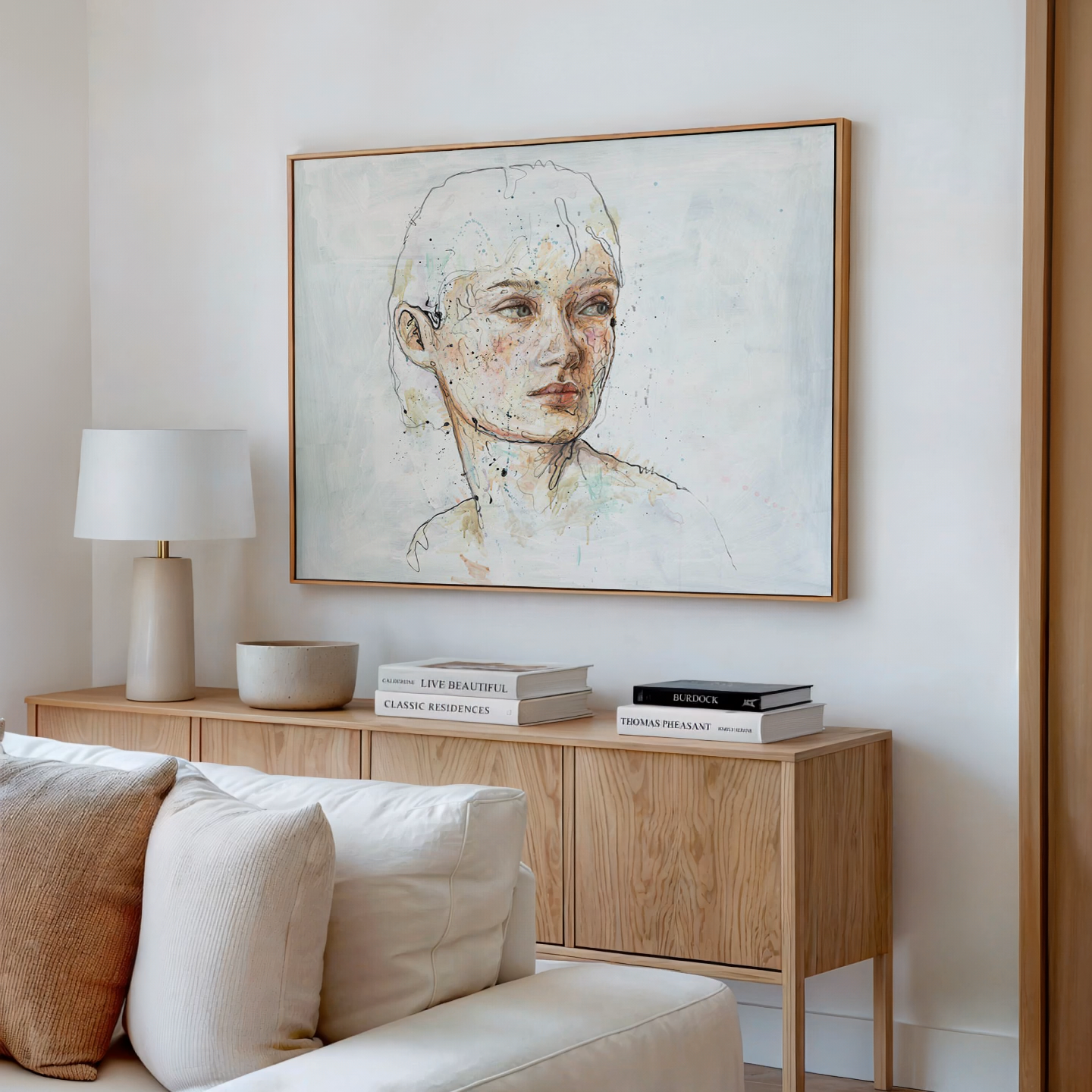 Kunsttrykk på lerret